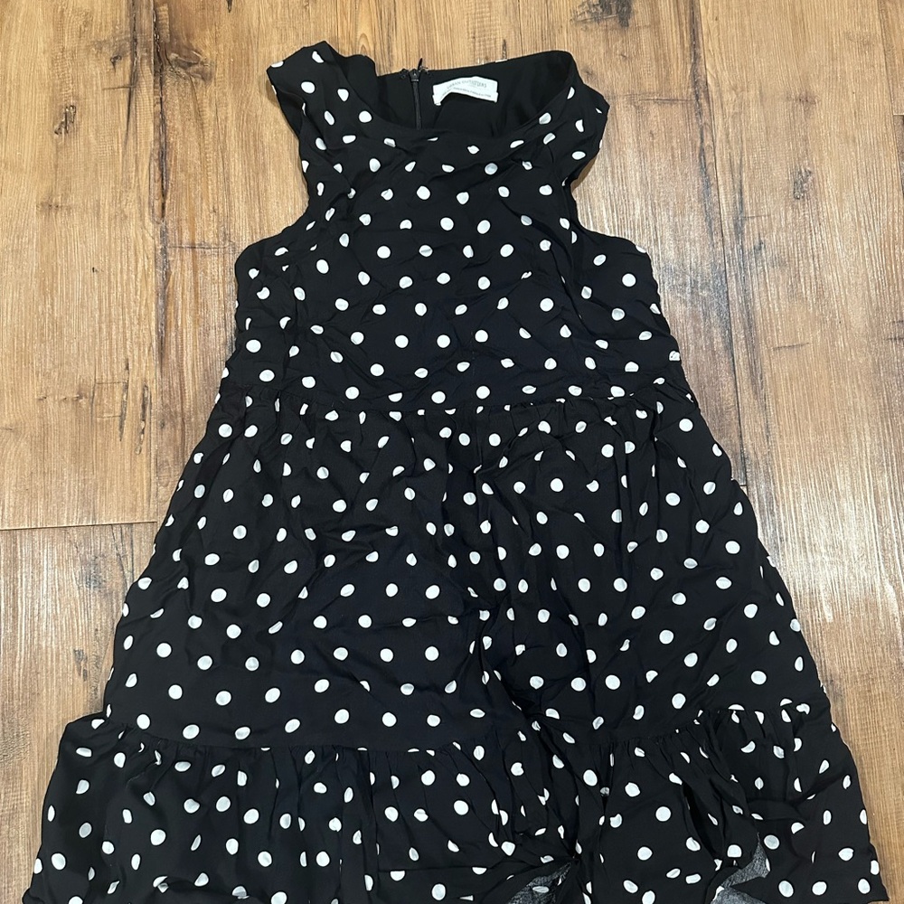 Urban Outfitters Black and White Polka Dot Mini Dress